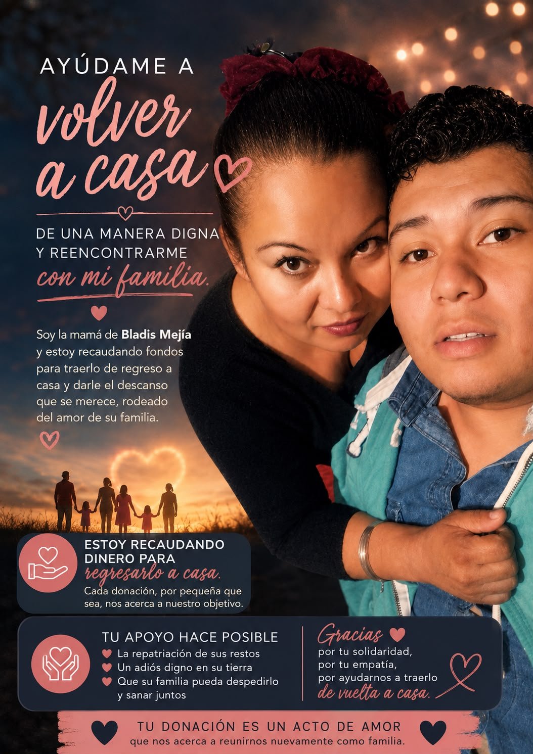 Que el amor de una madre lo traiga de vuelta a casa. campaign photo, 2 of 4