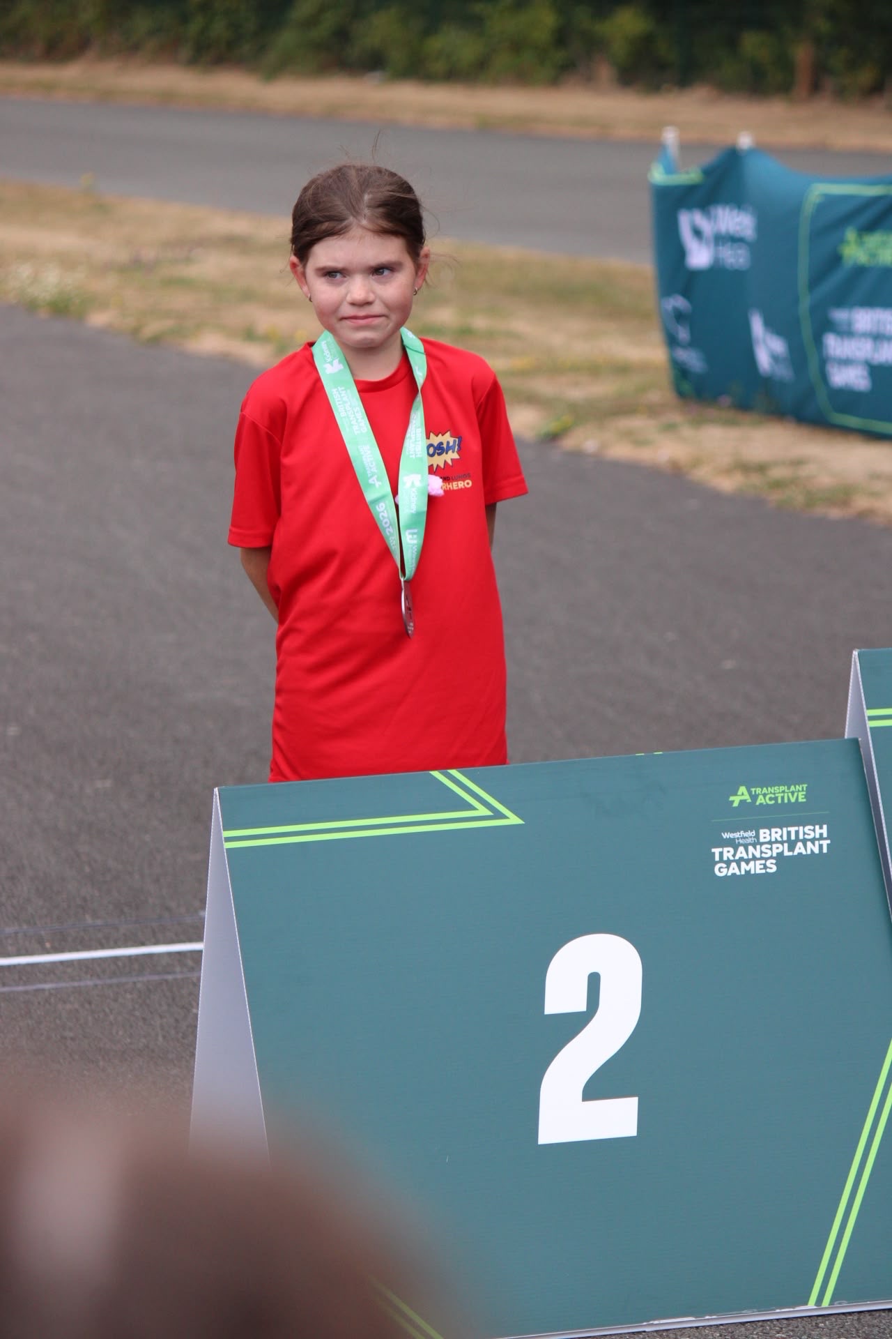 Imogen’s British transplant games campaign photo, 5 of 8