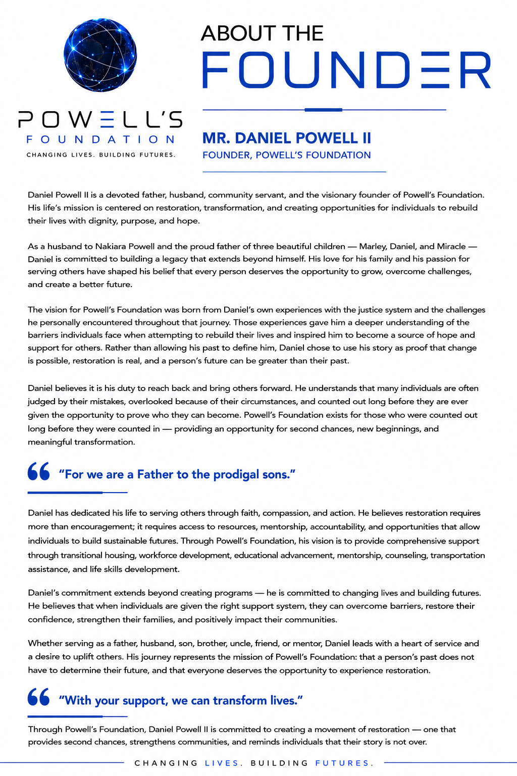 Empowering Second Chances with Powell’s Foundation campaign photo, 2 of 5