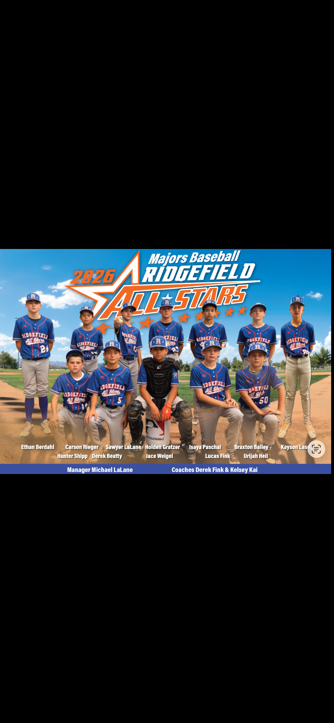 Support Ridgefield 12U All-Stars going to State! campaign photo, 2 of 5