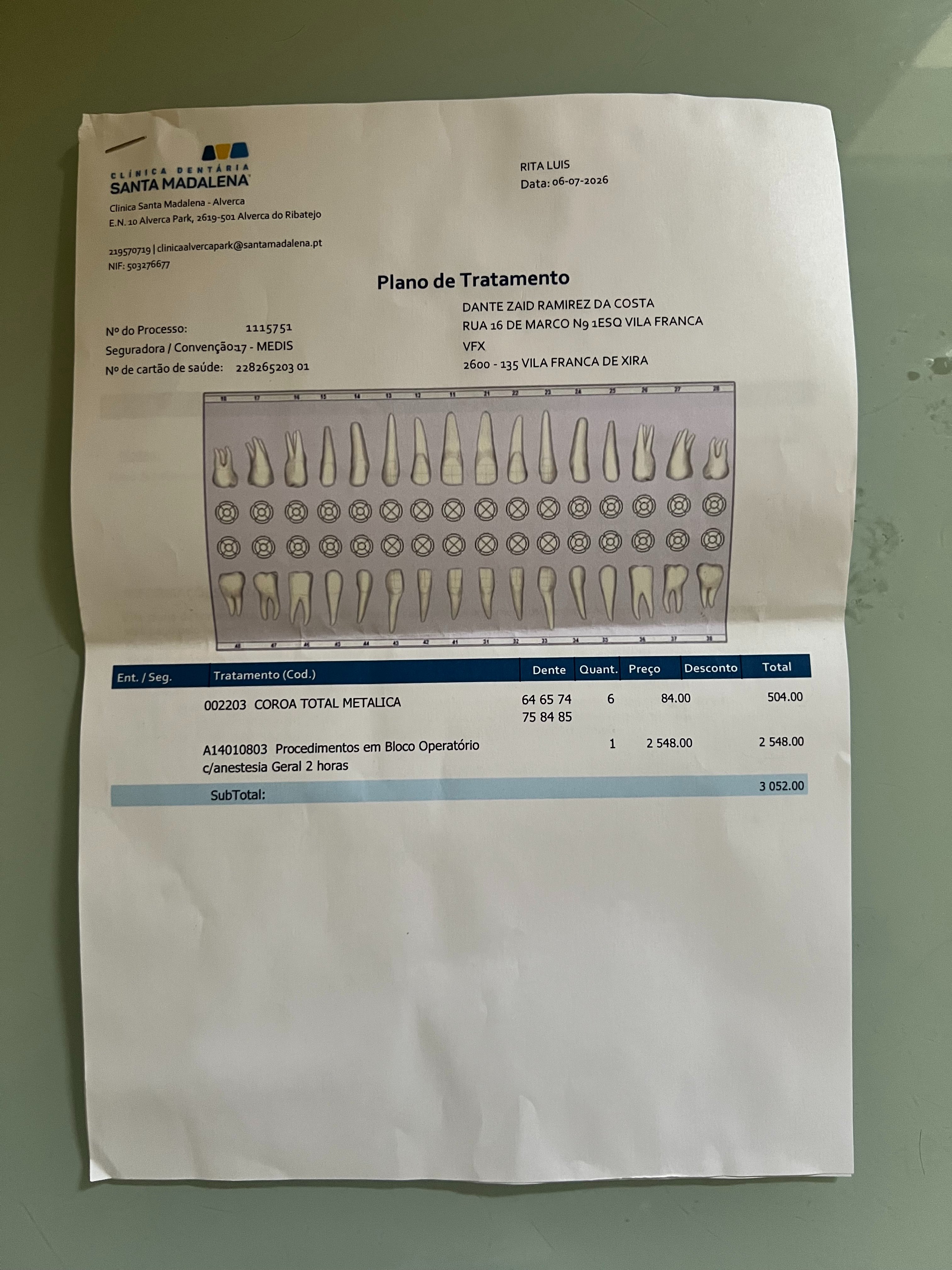 Foto da arrecadação Tratamento dentário sob anestesia para o meu filho Autista, 4 de 5