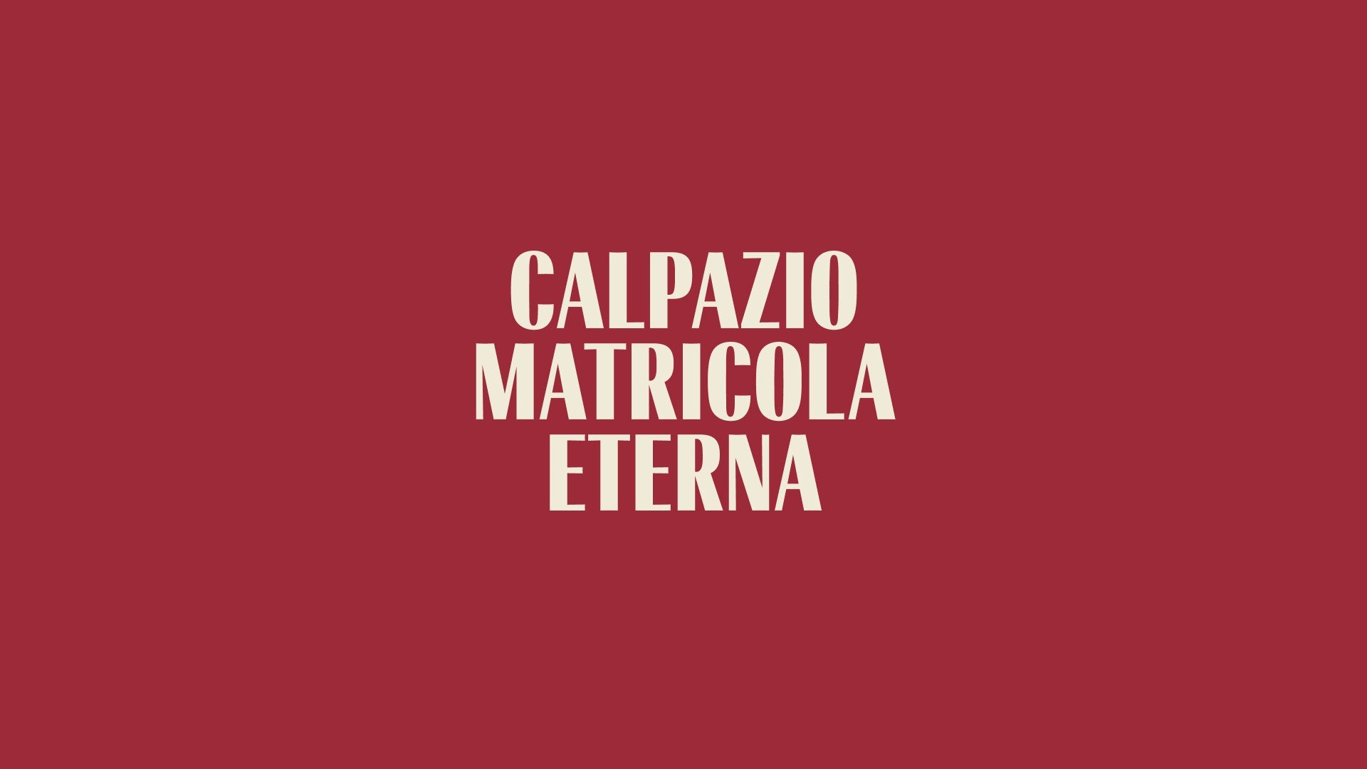 SIAMO TUTTI TITOLARI - Calpazio Matricola Eterna campaign photo, 6 of 8