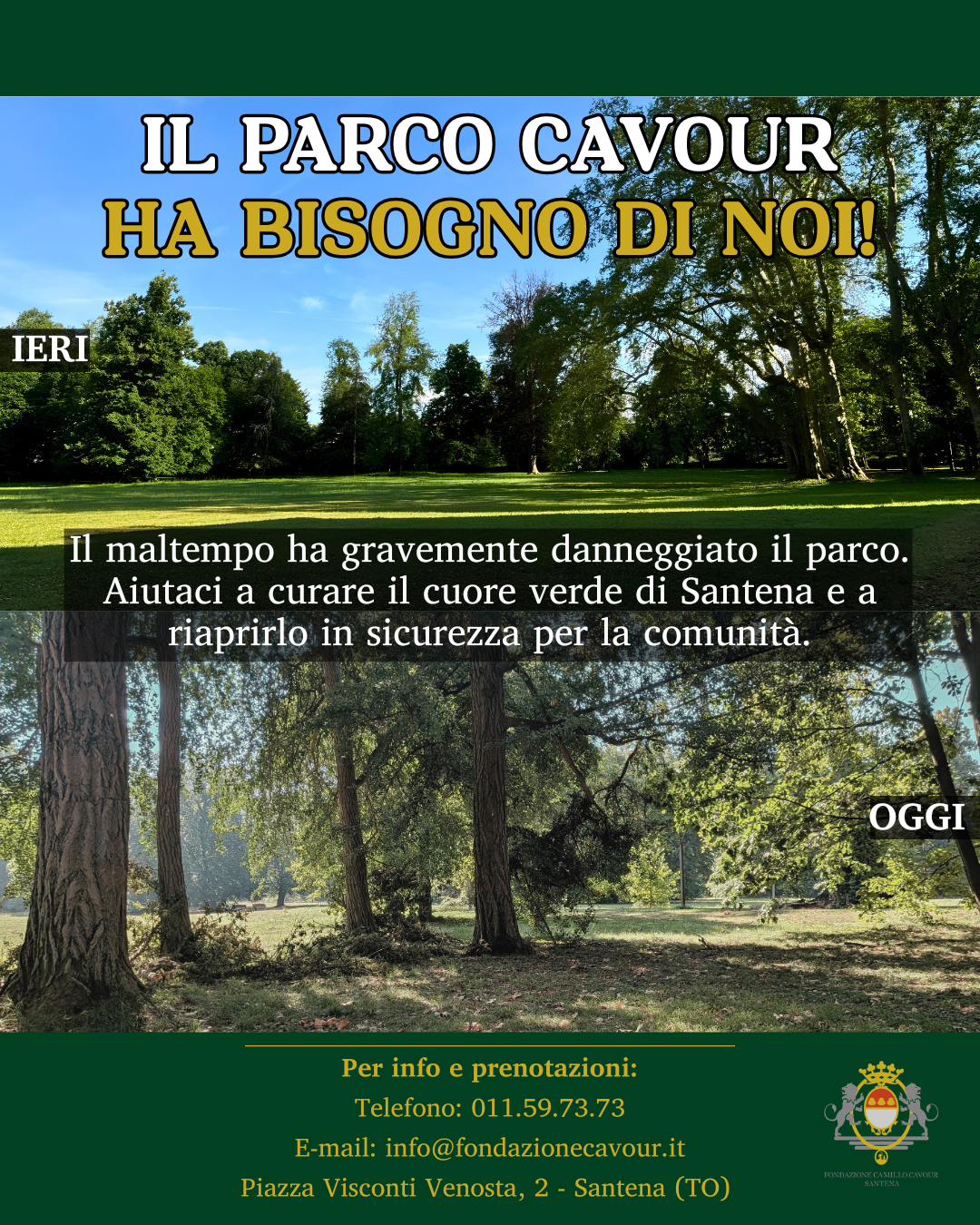 Foto della campagna Il Parco Cavour di Santena ha bisogno di Noi!, 6 di 7