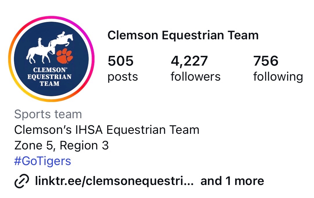 Help Clemson Equestrian Team ROAR at Shows! campaign photo, 7 of 8