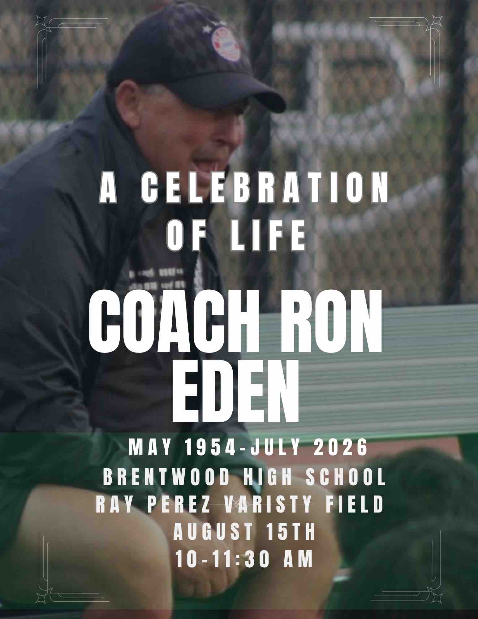 Honoring Coach Eden's Legacy campaign photo, 4 of 8