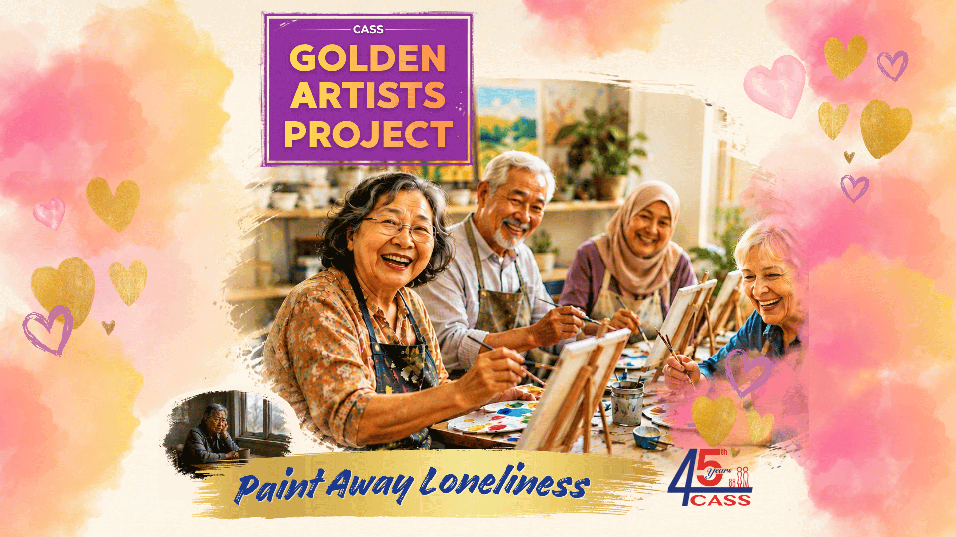 Golden Artists Project : Paint Away Loneliness campaign photo, 7 of 8