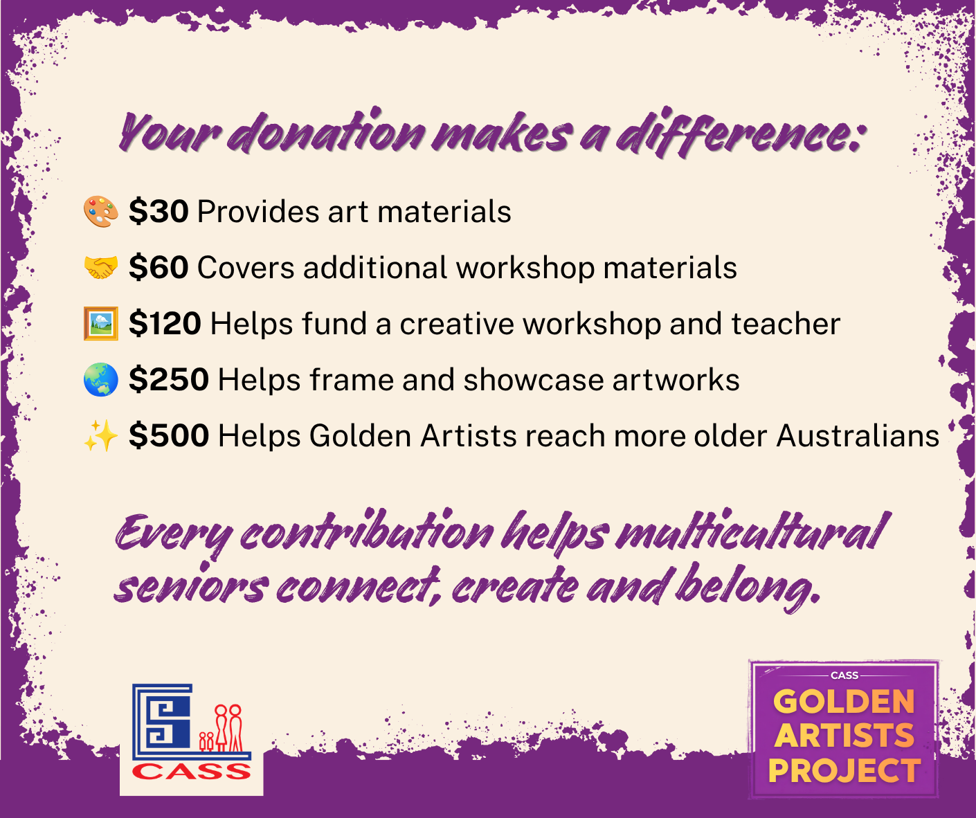 Golden Artists Project : Paint Away Loneliness campaign photo, 6 of 8
