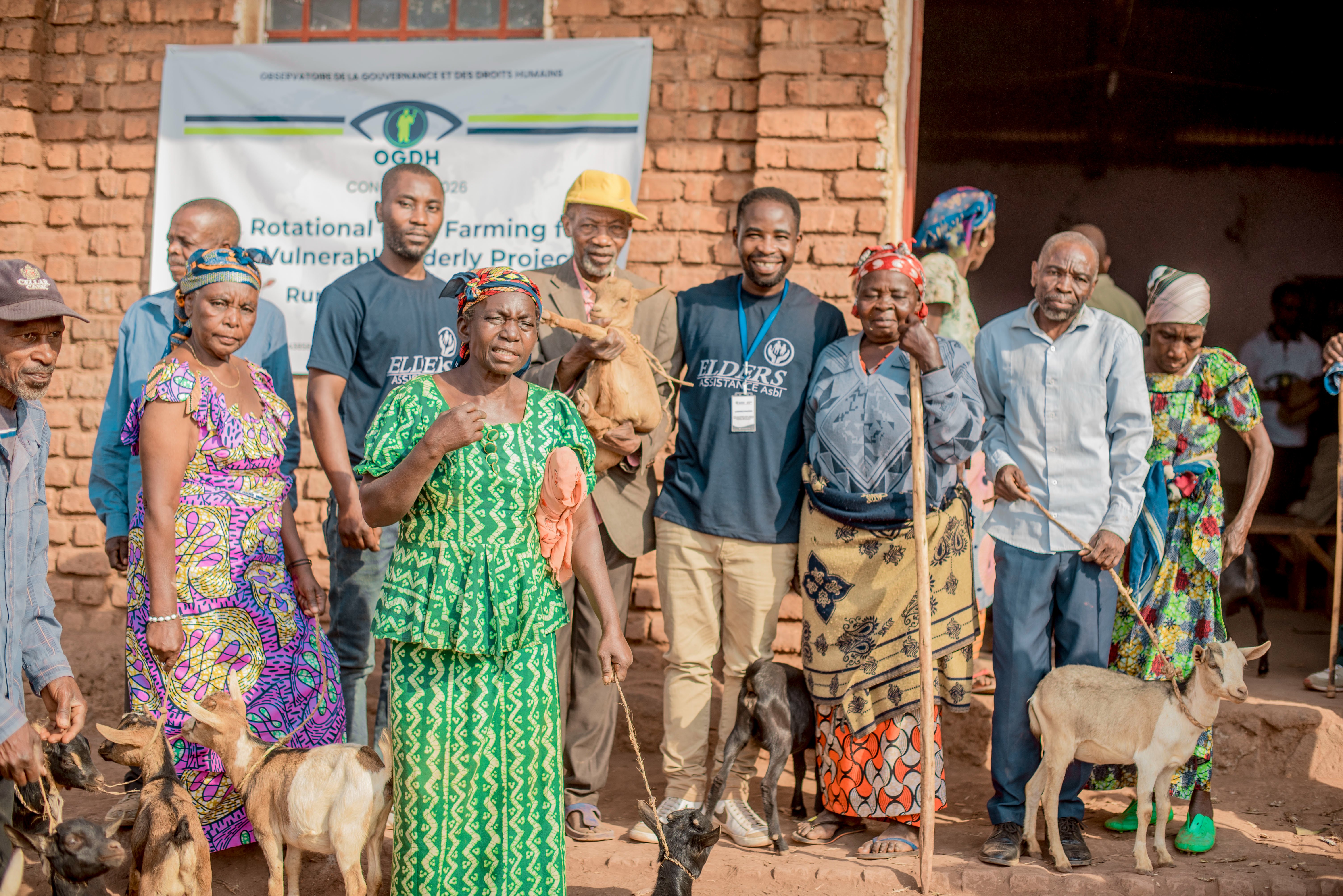 Rotational Goat Farming for Vulnerable Elderly DRC campaign photo, 4 of 7