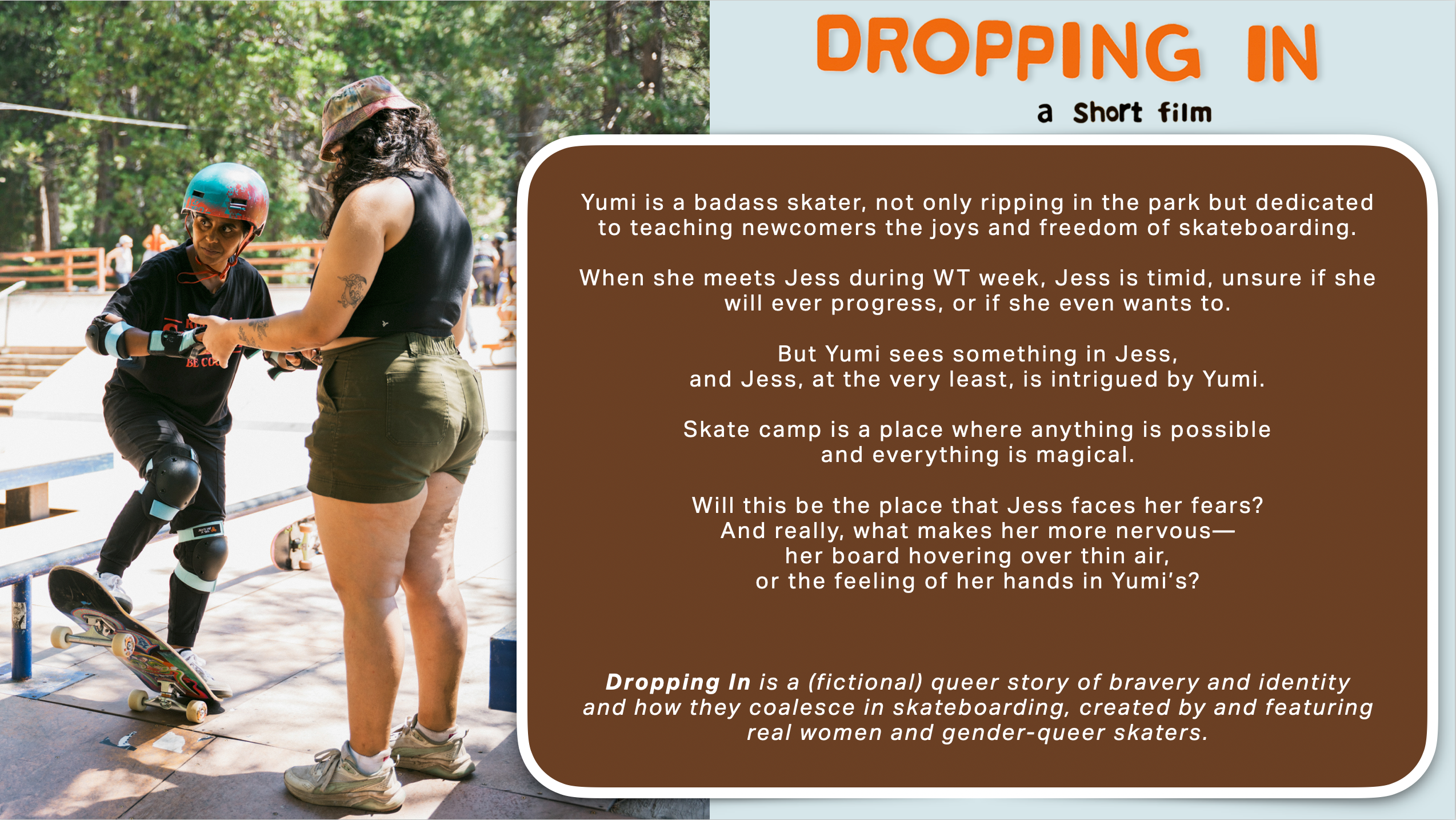 Help Fund 'Dropping In,' A Short Film by Lee Dubin campaign photo, 2 of 8