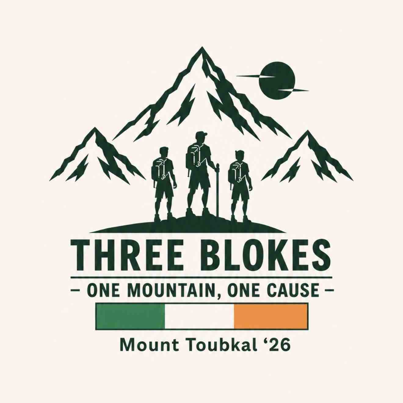 Three Blokes, One Mountain, One Cause. campaign photo, 2 of 4