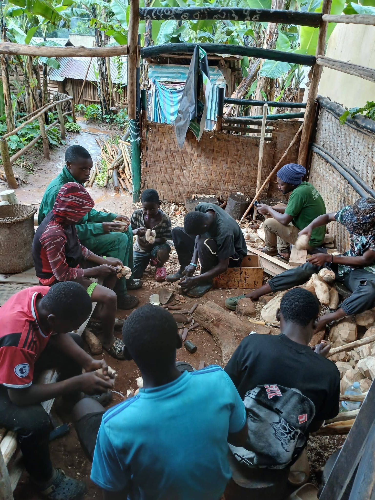 Carving for conservation - rural community empowerment campaign photo, 6 of 7