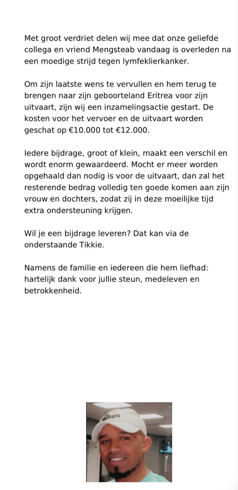 Uitvaart en steun voor vrouw en zijn dochters campaign photo, 4 of 5