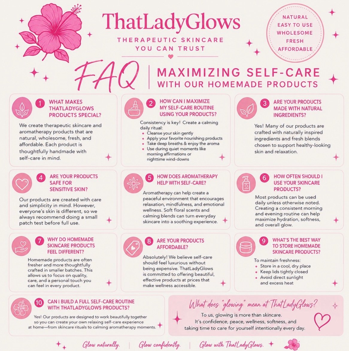 Kampagnen-Foto für Help Launch ThatLadyGlows Co. Self Care Business, 2 von 6