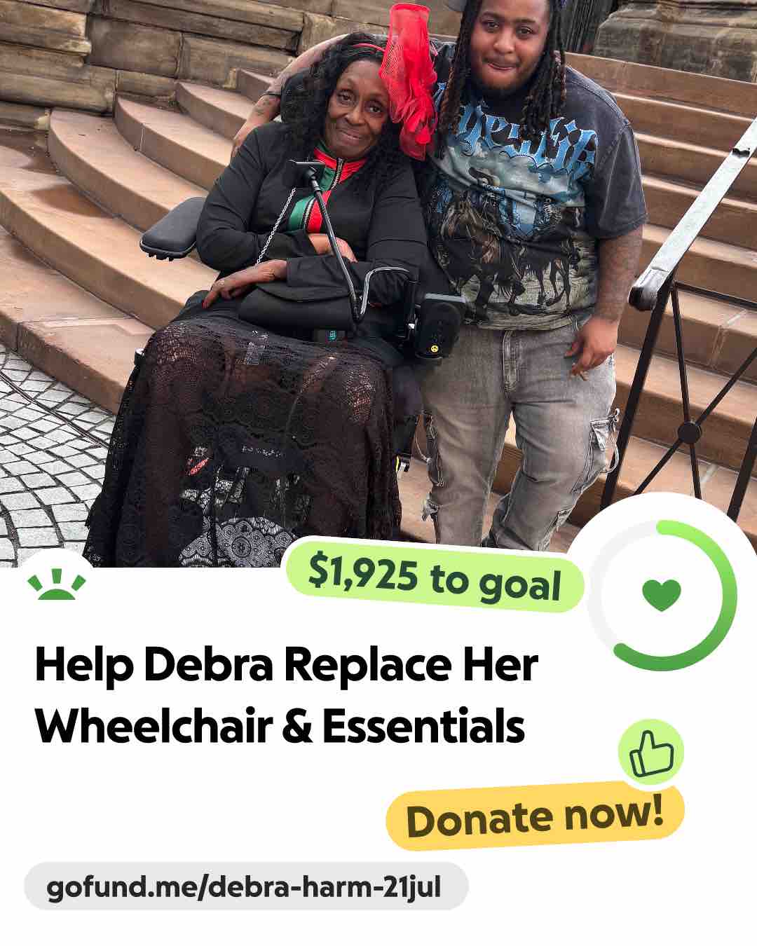 Help Debra Replace Her Wheelchair & Essentials campaign photo, 8 of 12