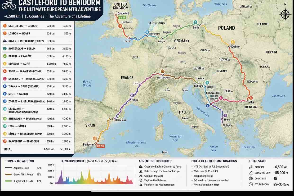 Foto de la recaudación de fondos Help, Im currently cycling 4,269mls across Europe, 11 de 13