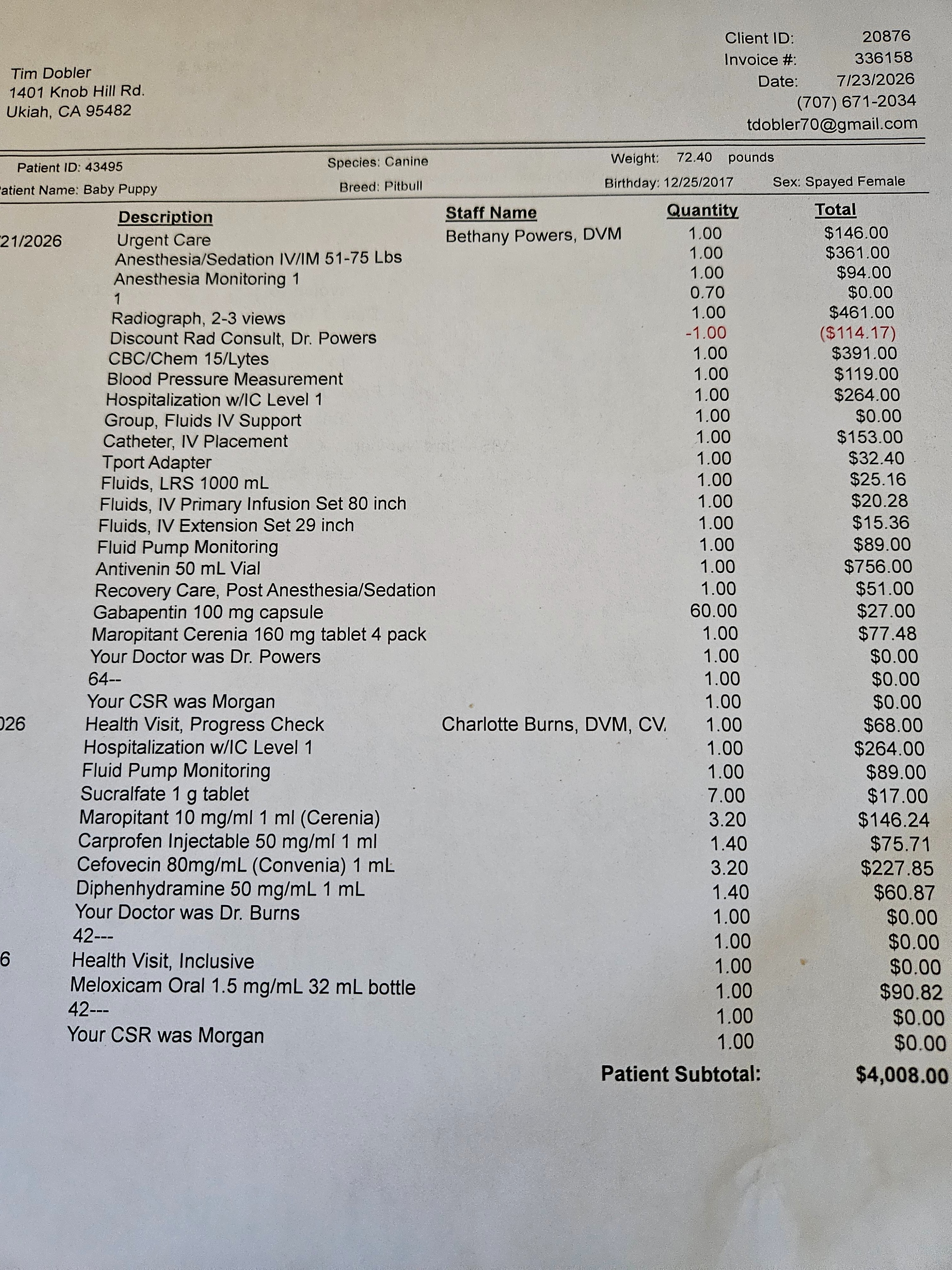 Help Baby Recover from Rattlesnake Bite campaign photo, 4 of 6