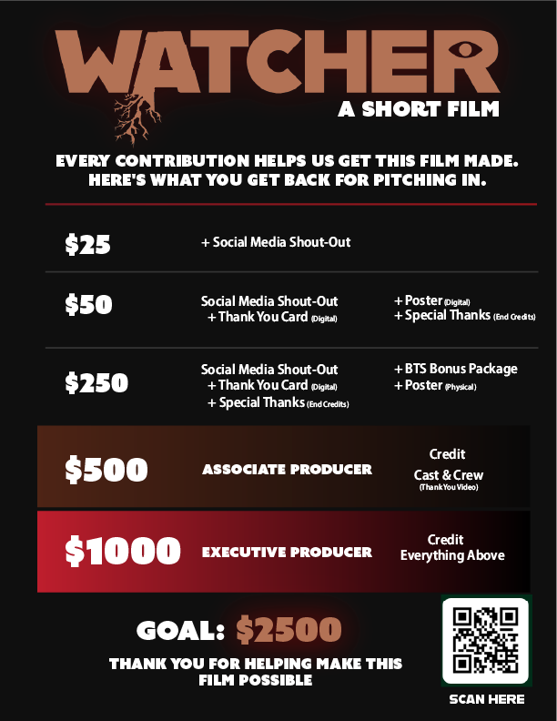 Help bring our Short Film "Watcher" to Life! campaign photo, 2 of 6