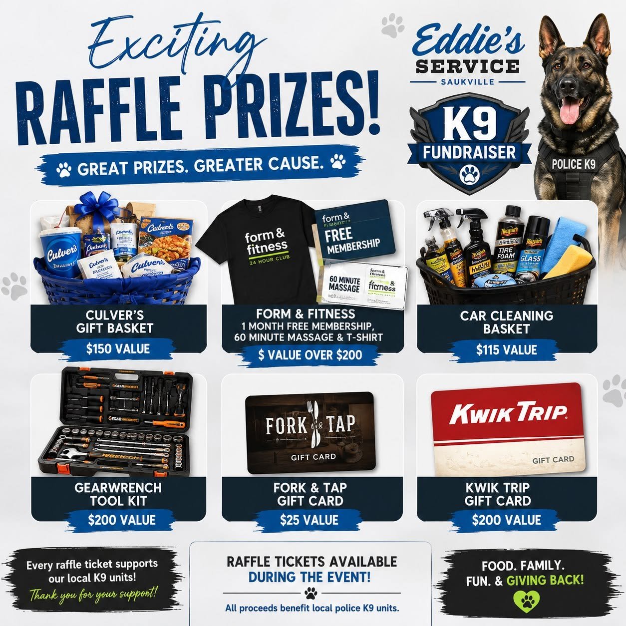 Ozaukee County K9 Unit Fundraiser Event Support campaign photo, 2 of 8