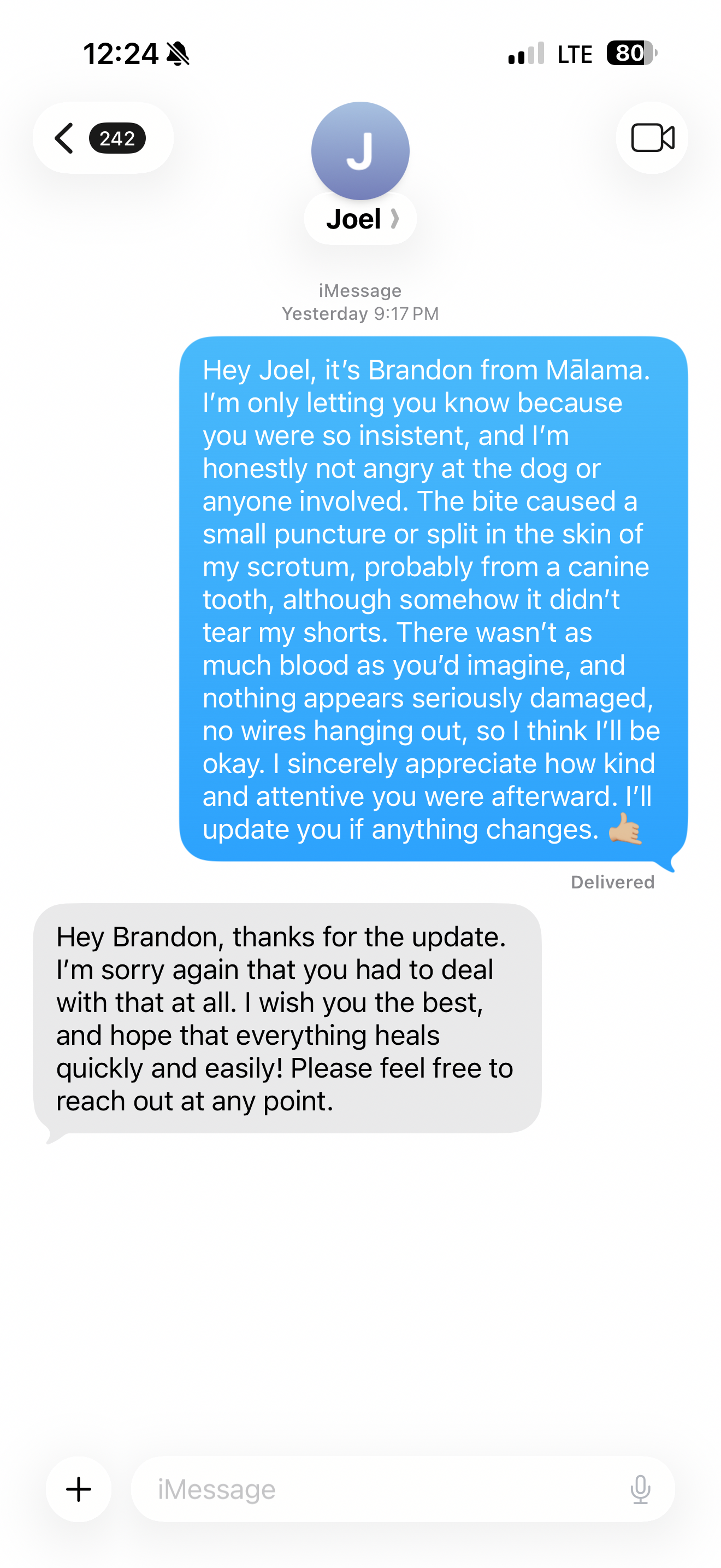 A Dog Bit Me in the Balls—Help Us Both Recover campaign photo, 6 of 7