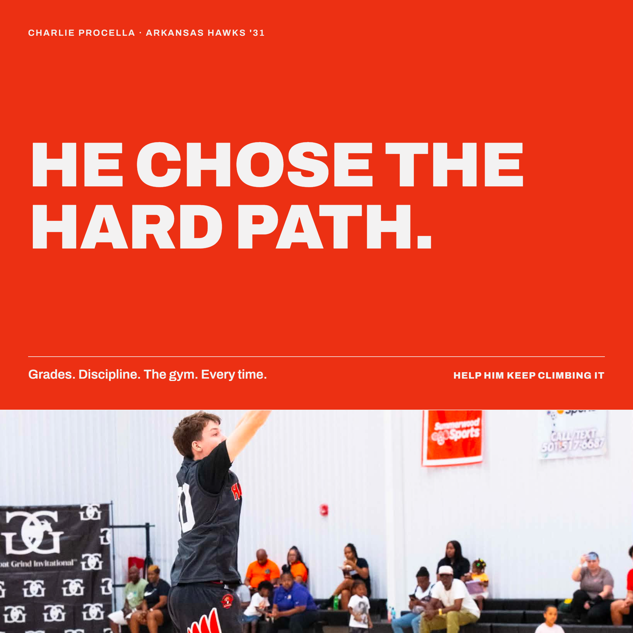 He Chose the Hard Path. Help Charlie Keep Climbing It. campaign photo, 6 of 8