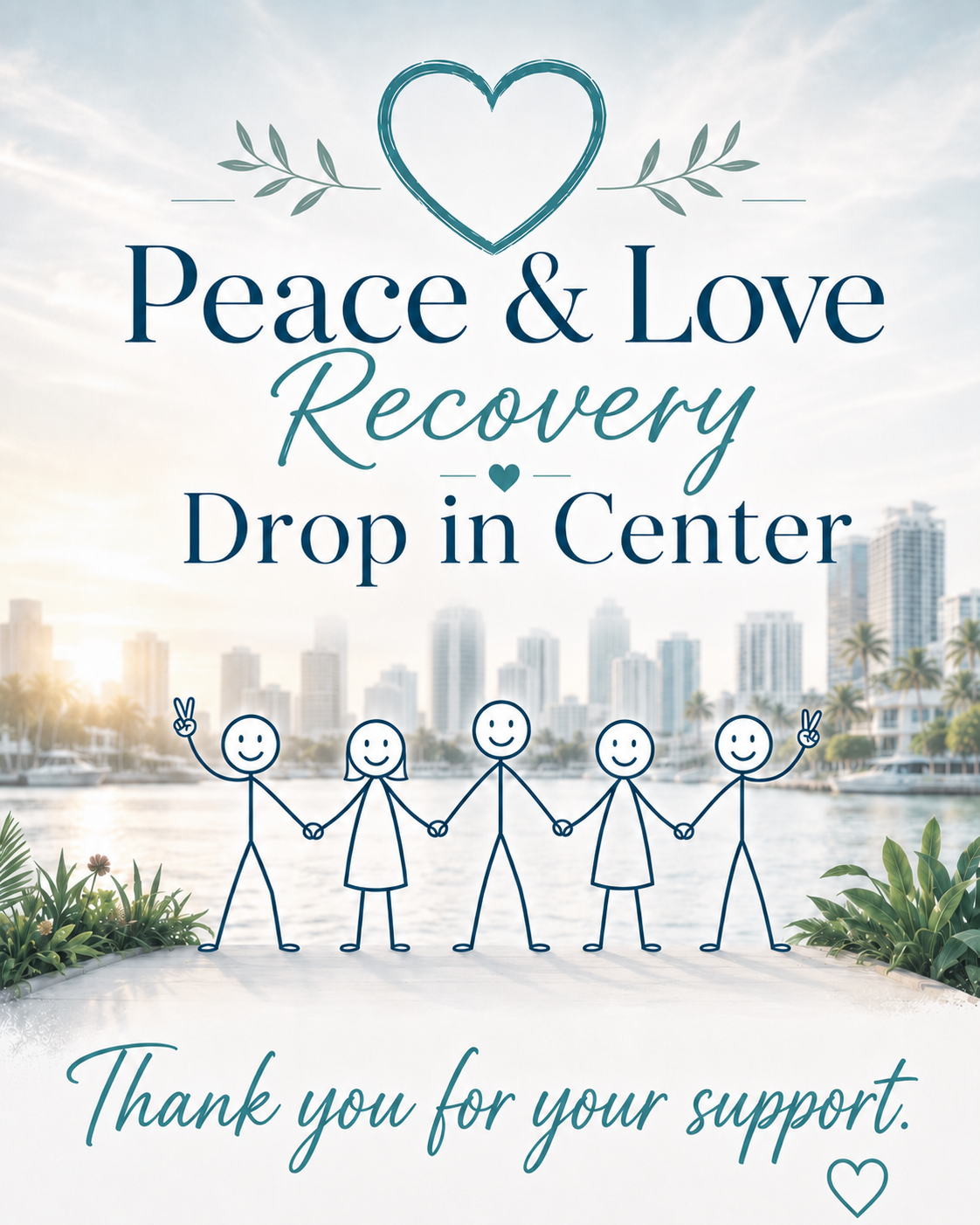 Launching Peace & Love Recovery Drop-In Center campaign photo, 6 of 9