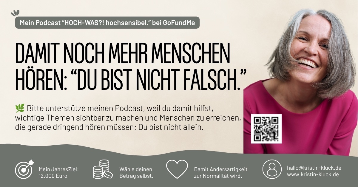 Hilf mit, dass „HOCH-WAS? hochsensibel.“ weitergeht. campaign photo, 2 of 4