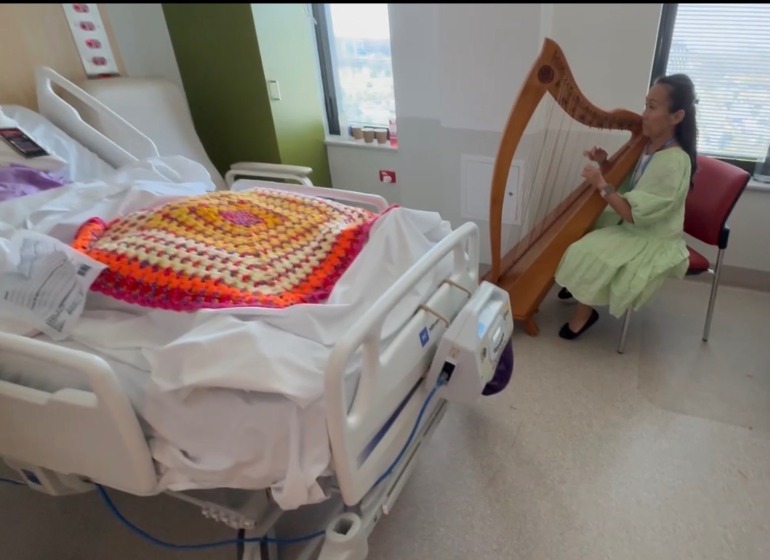 Warm harp tones for Hospital Patients:Help Us Bring Healing campaign photo, 7 of 8