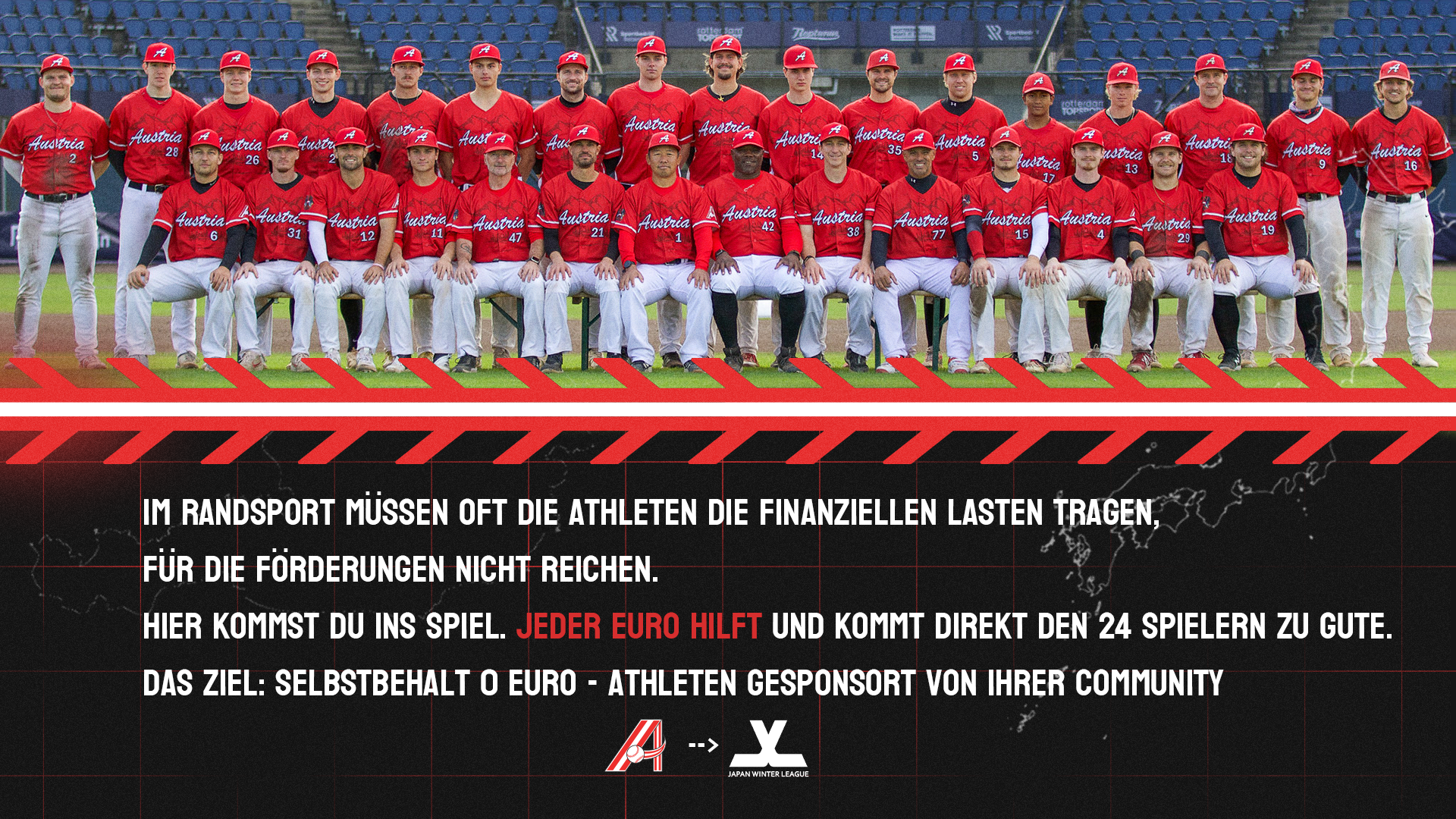Österreichs Baseball-Nationalteam fährt nach Japan campaign photo, 2 of 6