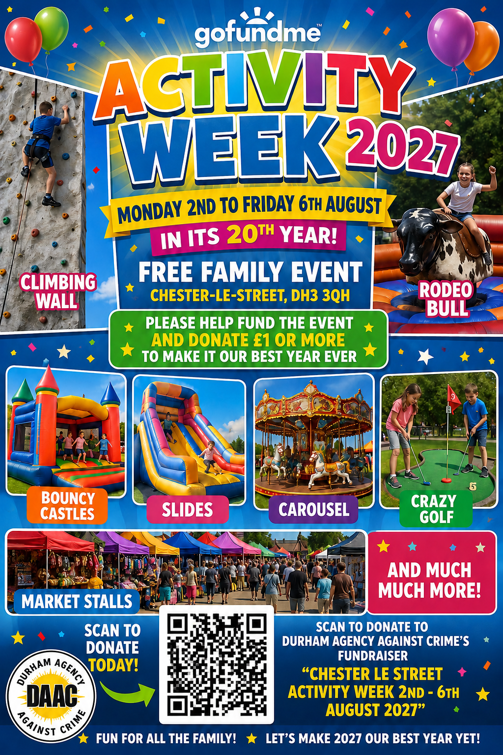 Chester le Street Activity Week 2nd -6th August 2027 campaign photo, 6 of 8