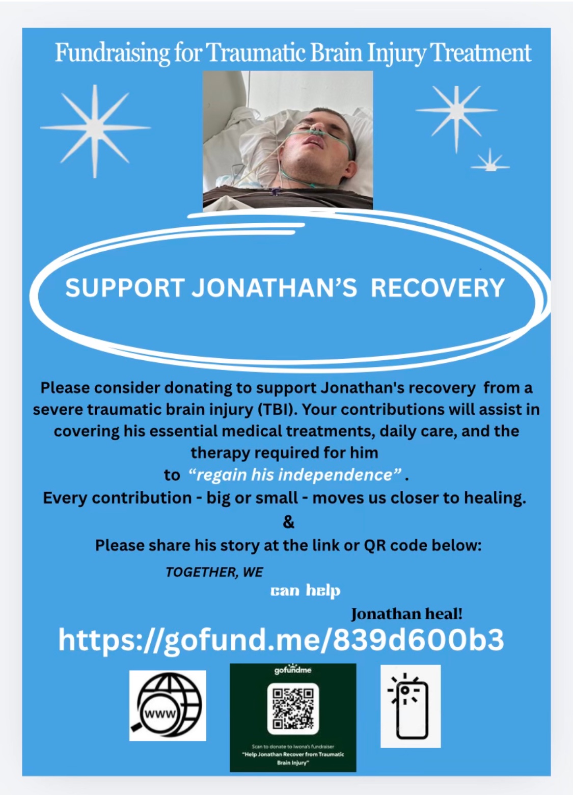 Help Jonathan Recover from Traumatic Brain Injury campaign photo, 5 of 8
