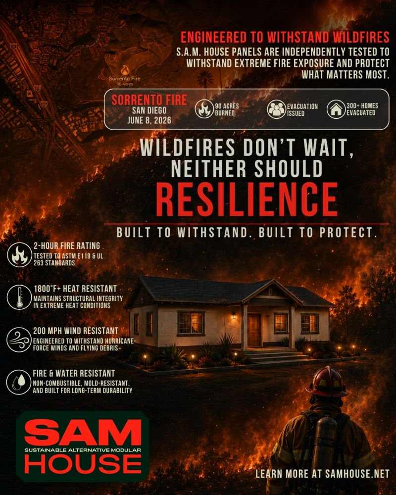 Rebuild a fire-resistant Home for a Wildfire Survivor campaign photo, 2 of 8