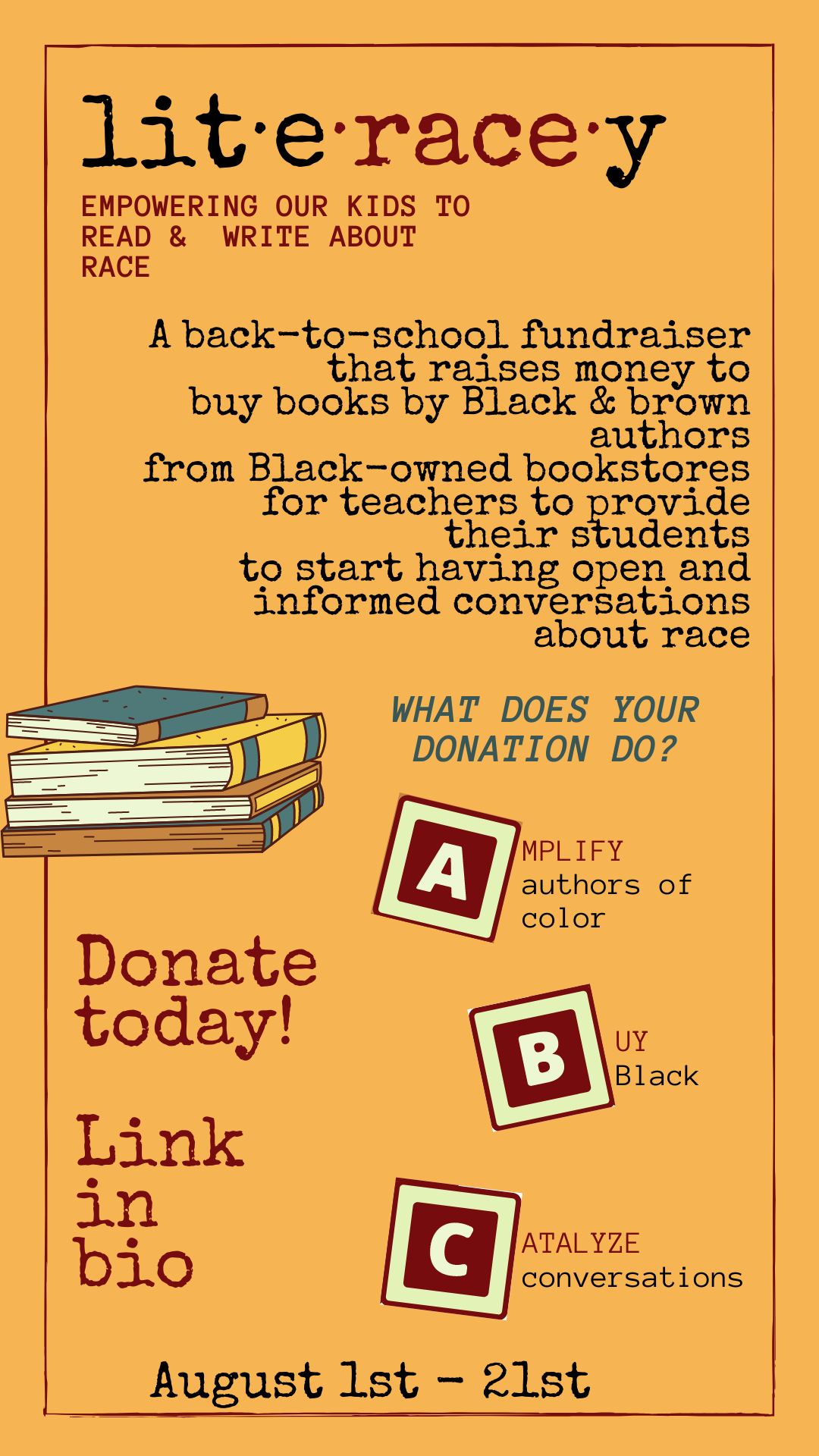 2026 Lit•e•race•y Diverse Book Fundraiser campaign photo, 2 of 7