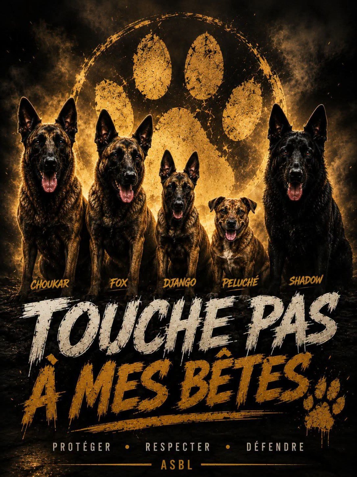 Photo de la campagne Aidons Yves à créer "Touche pas à mes bêtes", 2 sur 4