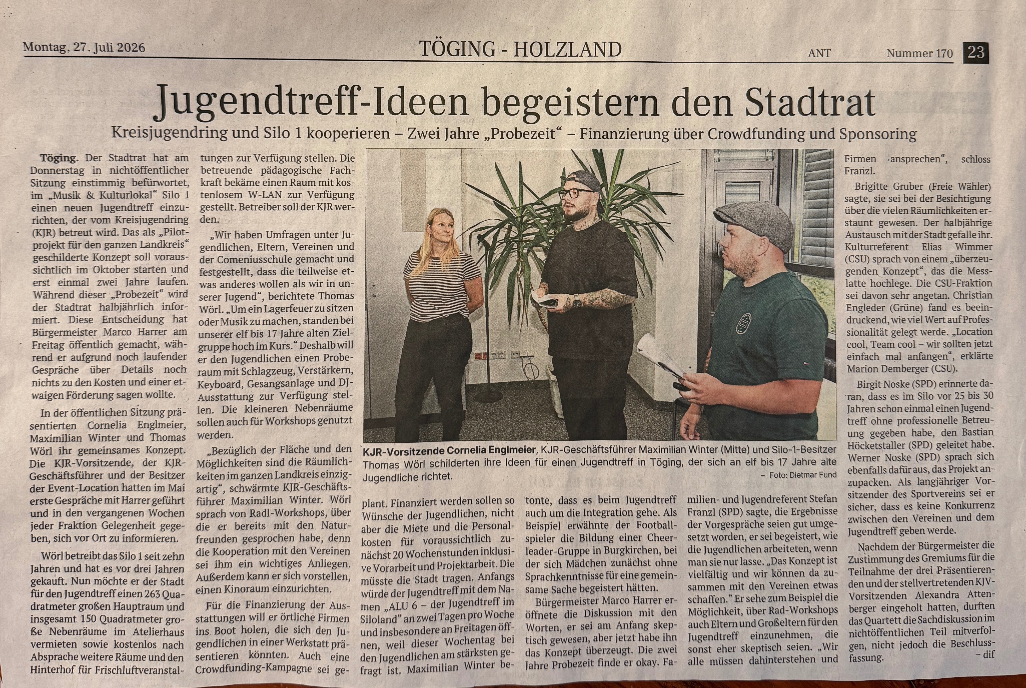 Jugendtreff im Silo1 campaign photo, 2 of 4
