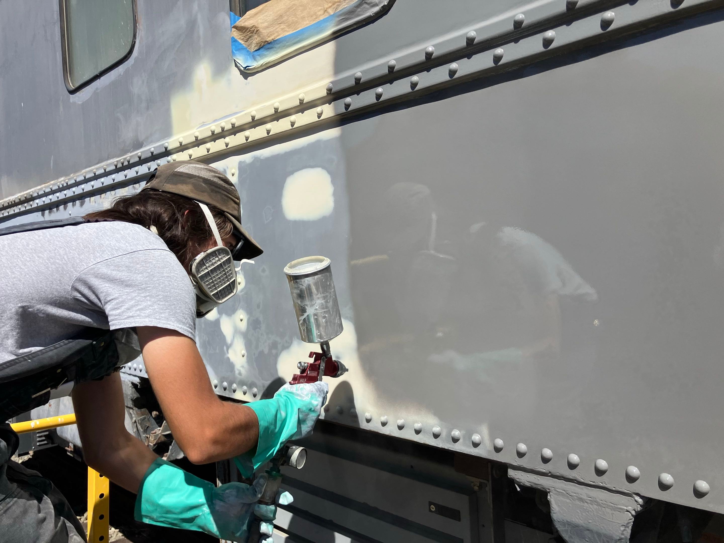 Help Paint SP Business Car #141 "Oakland" In Two Tone Gray campaign photo, 4 of 8