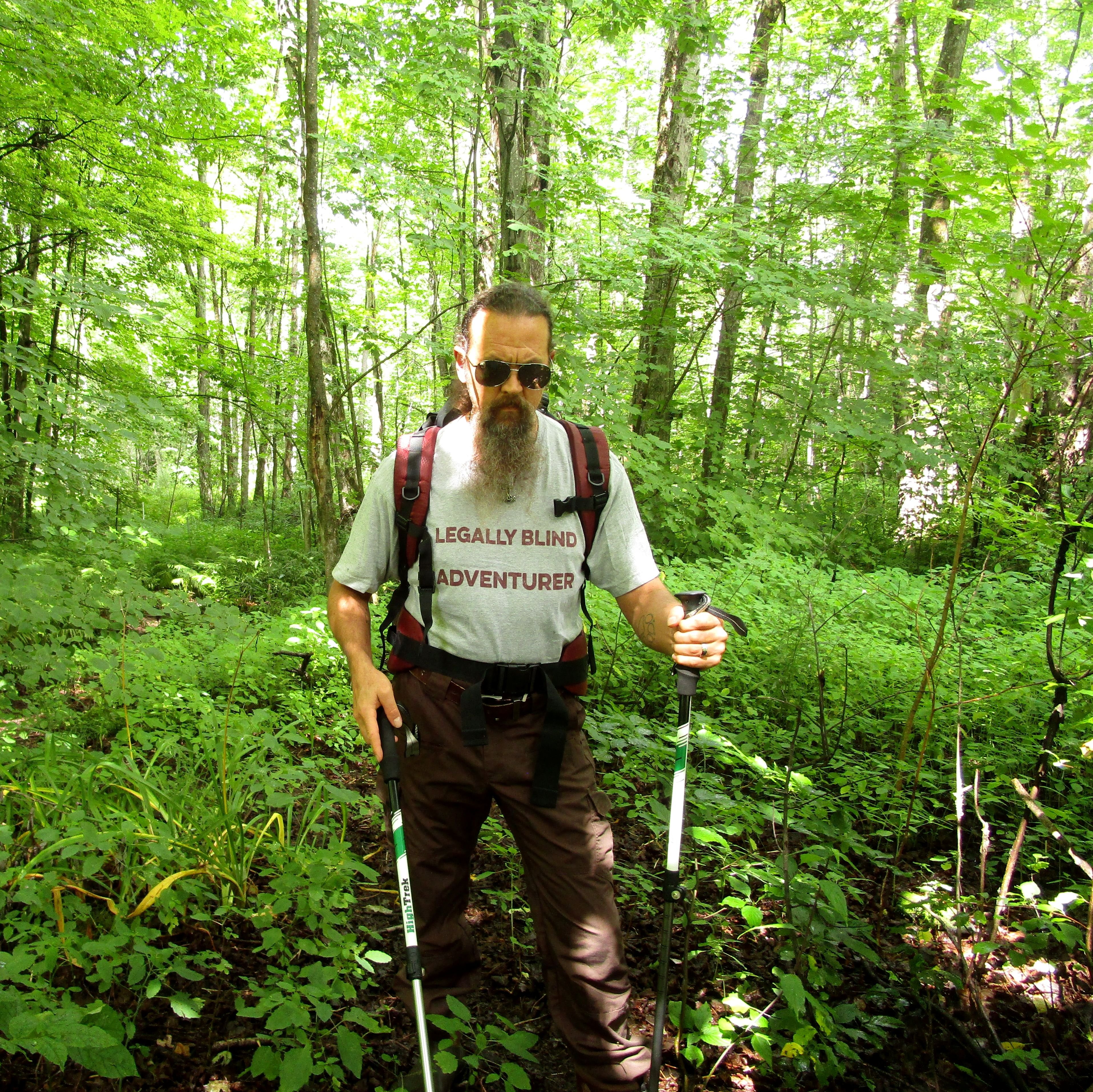 Blind Hiker Solos Vermont Peaks for Non-Profit Cause campaign photo, 5 of 8