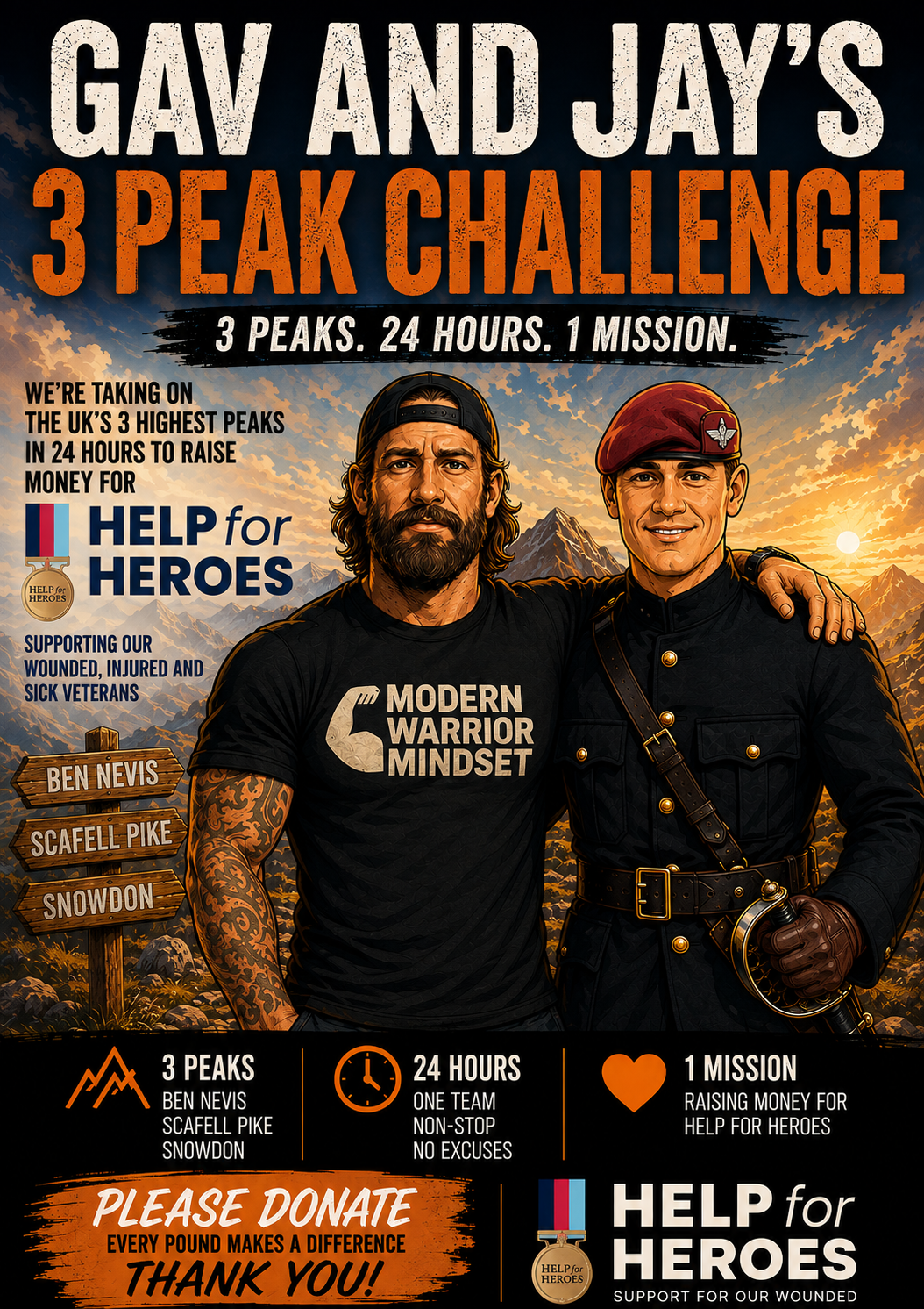 GAV AND JAY’S 3 PEAK CHALLENGE campaign photo, 2 of 4