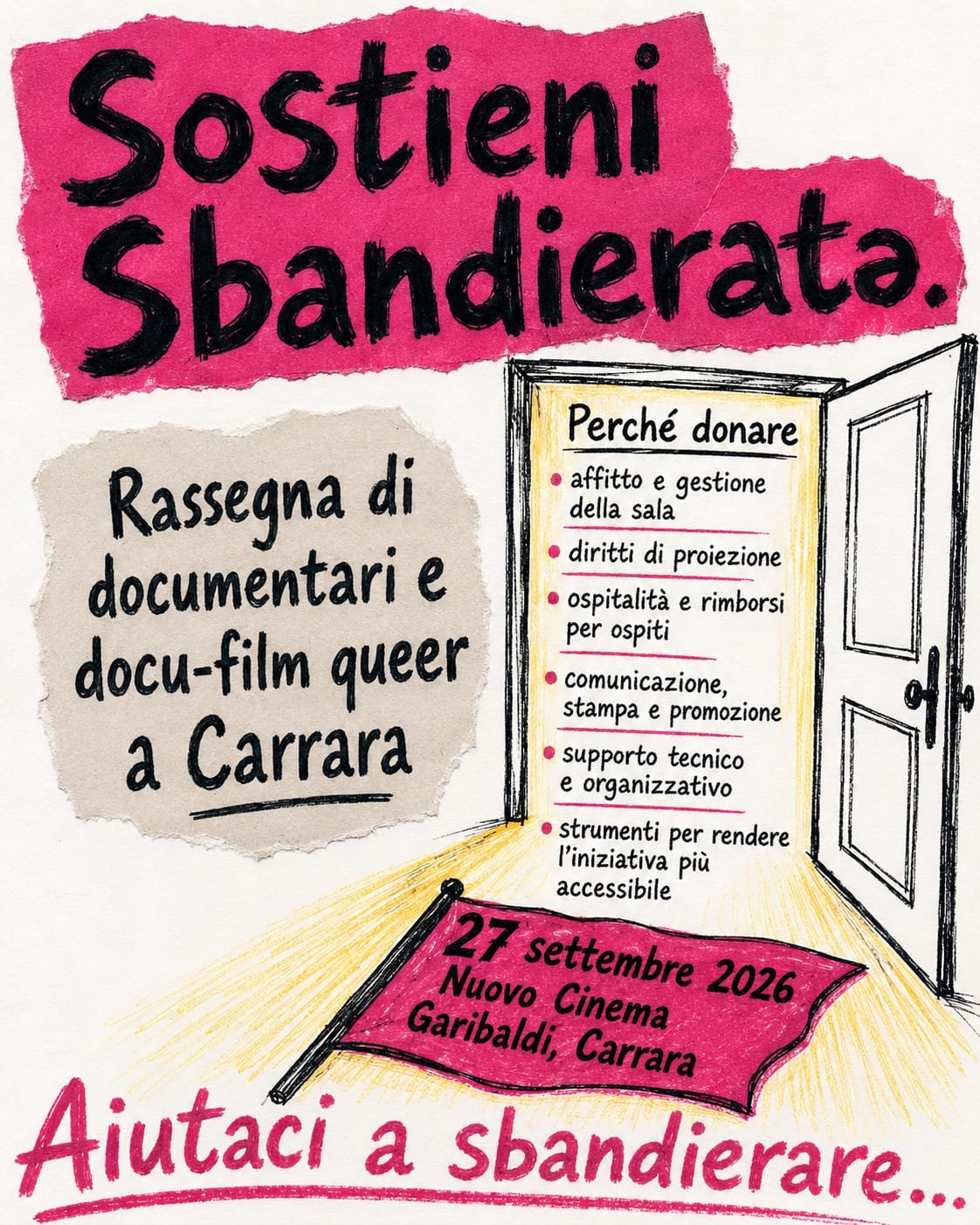 Sbandieratə. Corpi, identità e visibilità queer nel cinema campaign photo, 4 of 7