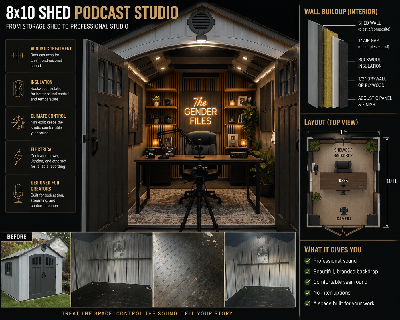 Building a Studio for Uncensored Conversations campaign photo, 2 of 8