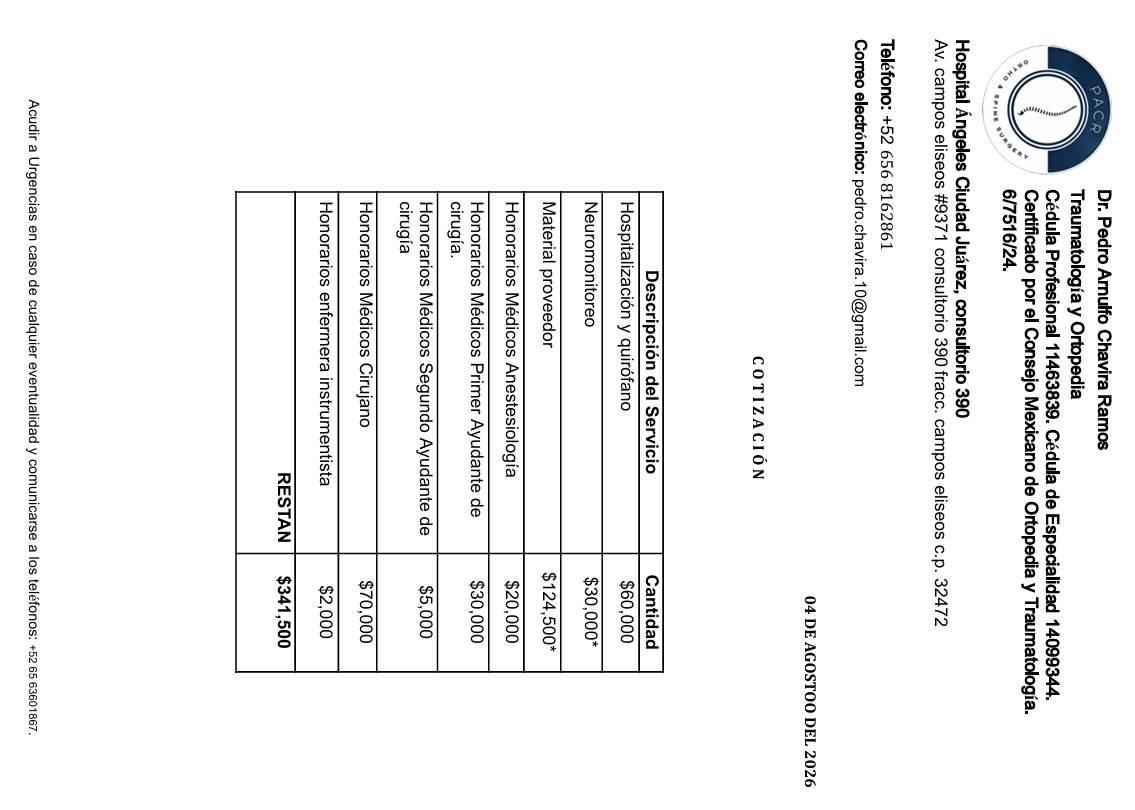 Foto de la recaudación de fondos No te acabes Salome!Cirugía urgente de columna y seguimiento, 2 de 5