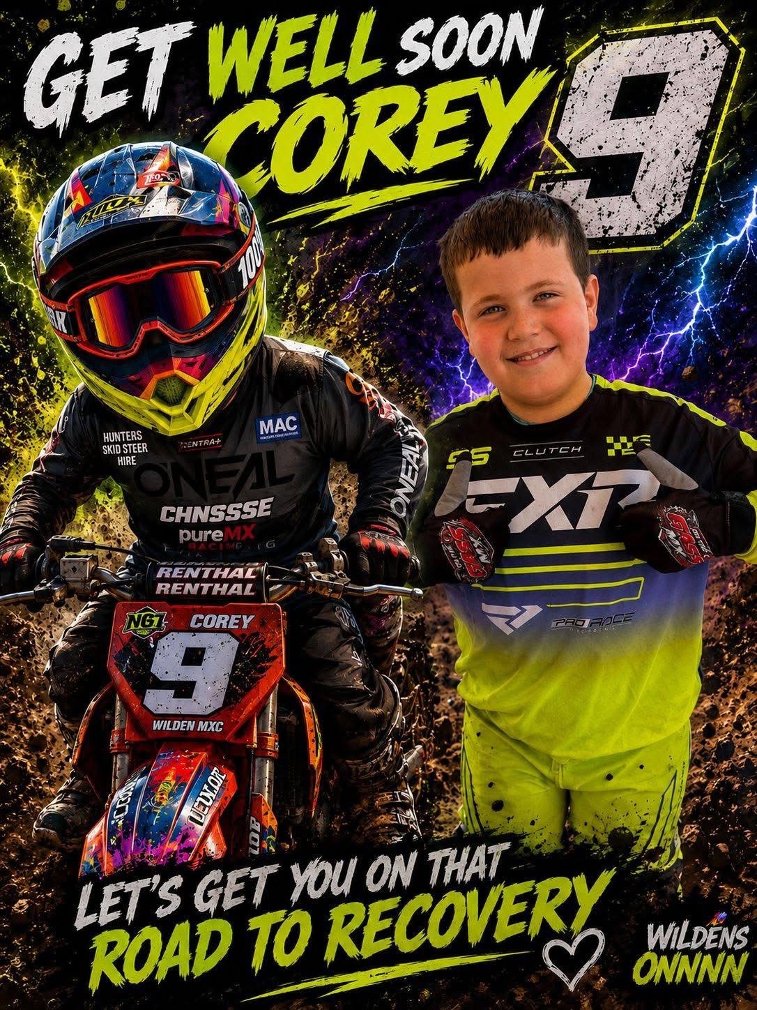 supporting Corey on his road to recovery campaign photo, 4 of 8