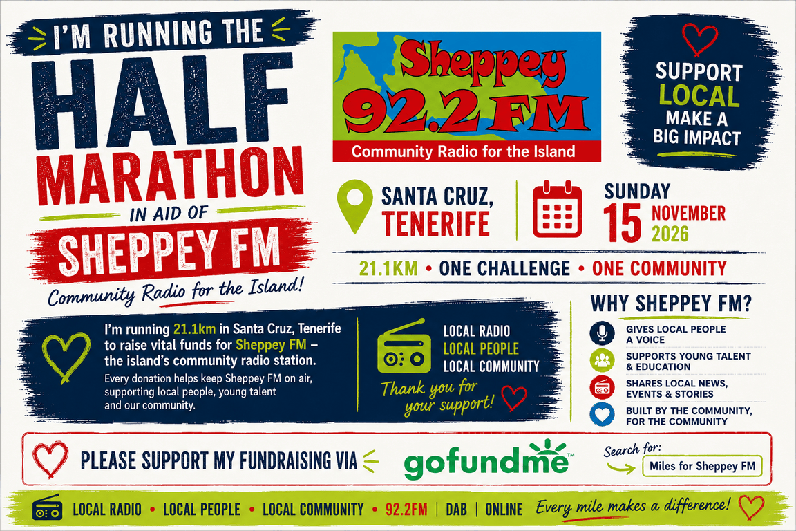 Miles for Sheppey FM campaign photo, 2 of 4