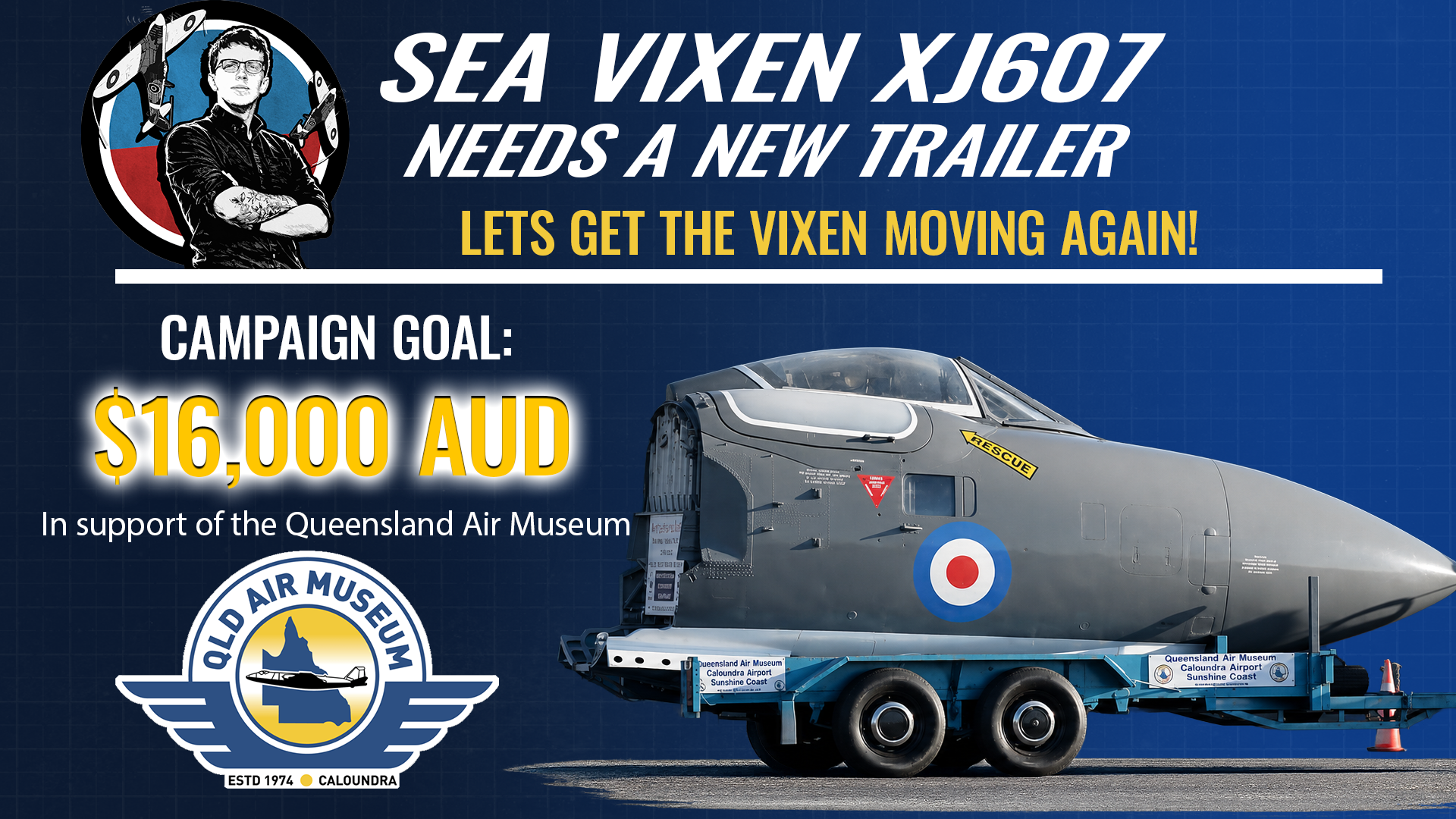 Help Put the Q.A.M Sea Vixen Back on the Road campaign photo, 2 of 5