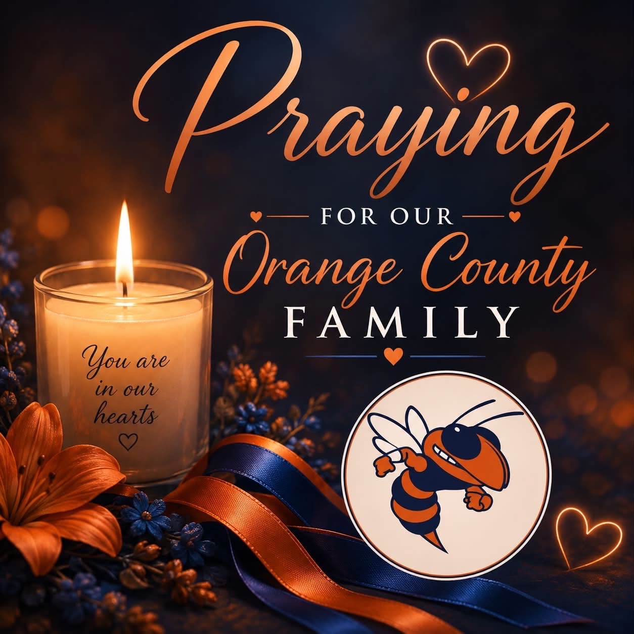 Support for the loss of Orange County Student campaign photo, 6 of 7