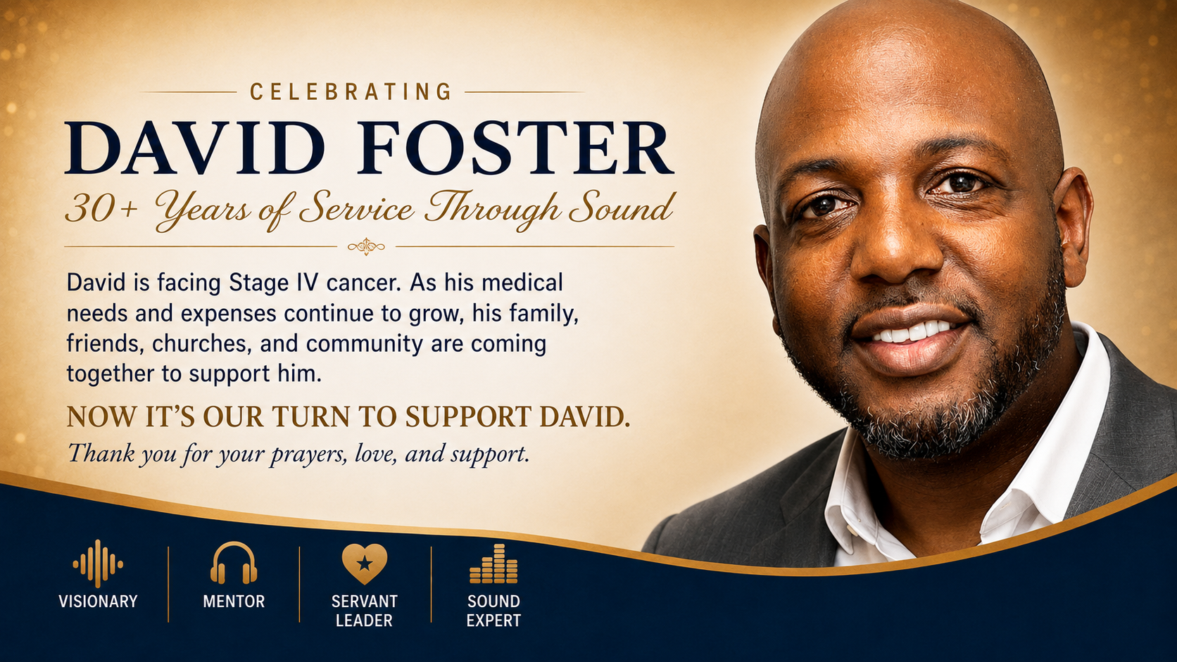Join Us to Support David Foster's Cancer Fight campaign photo, 2 of 4