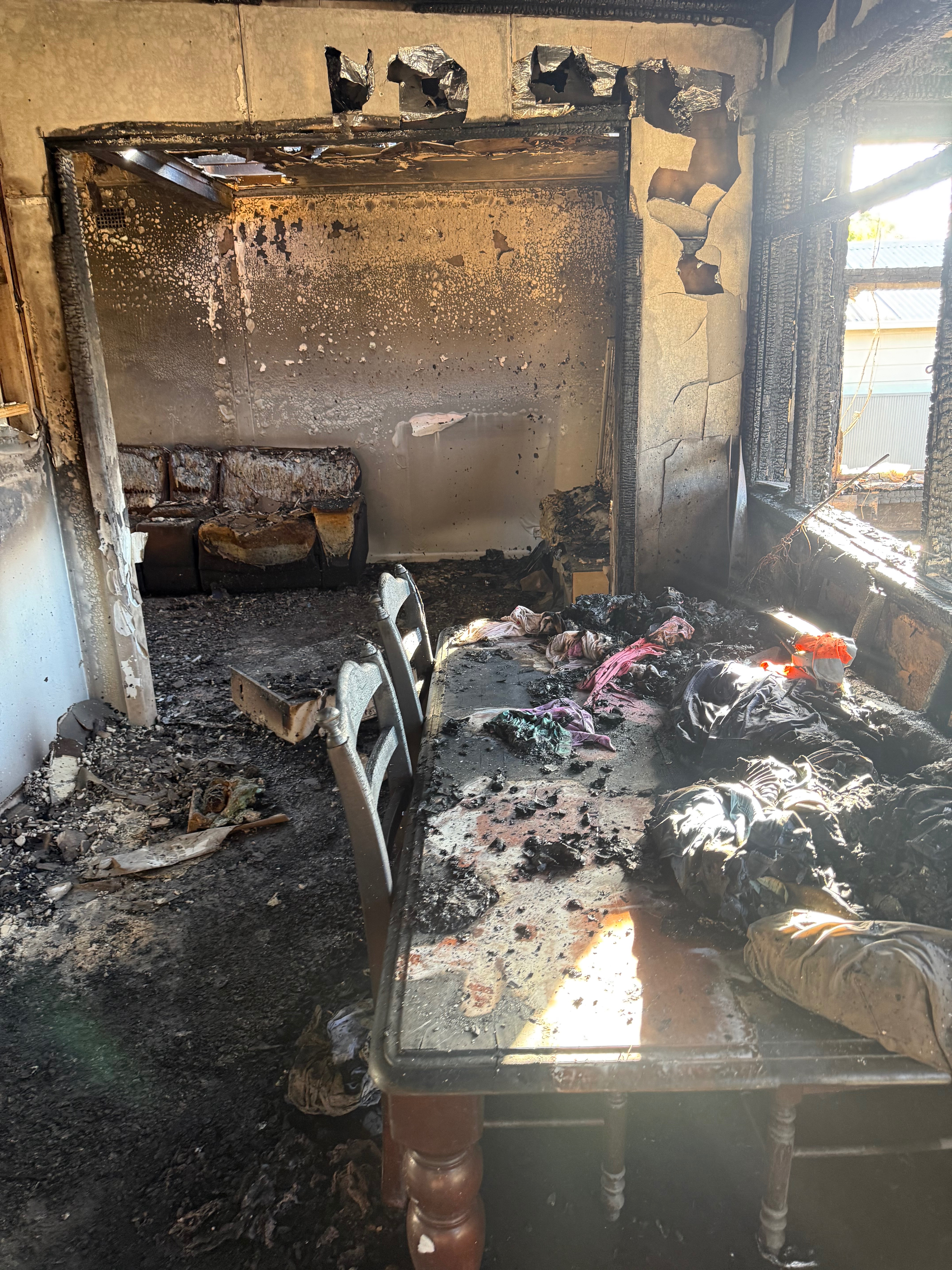 Please help James rebuild after a fire tore through his home campaign photo, 2 of 5