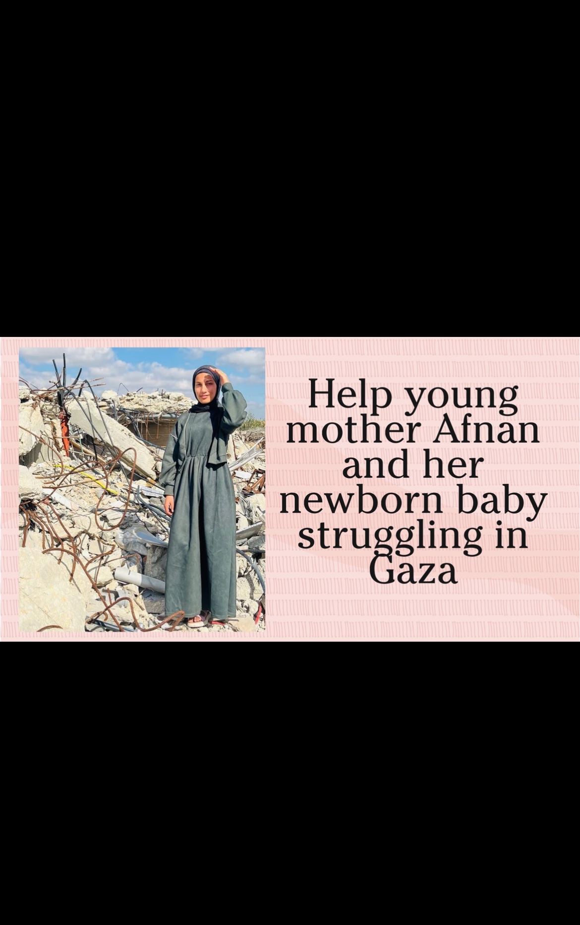 Urgent Aid for Afnan and Her Baby in Gaza campaign photo, 4 of 10