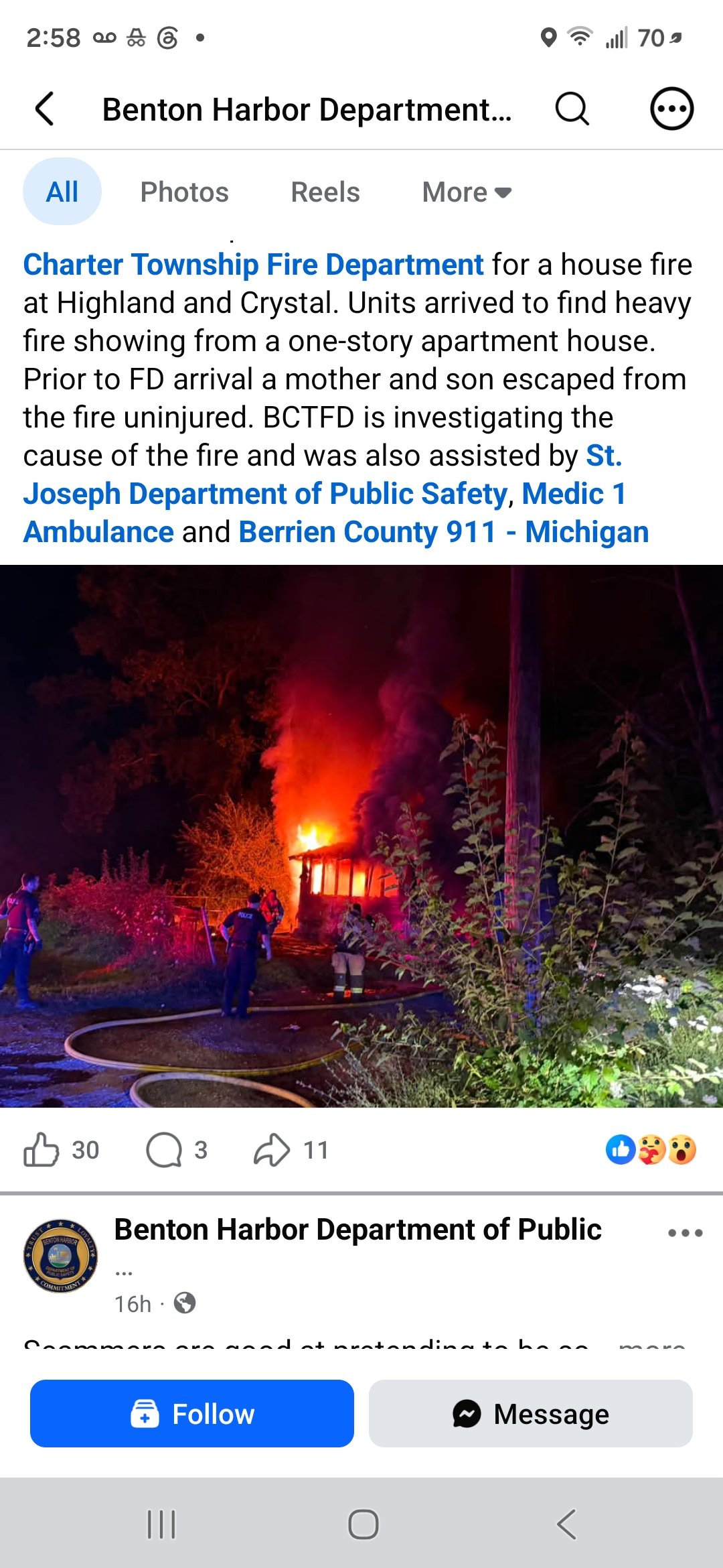 Help Garrett Family After Fire campaign photo, 2 of 10