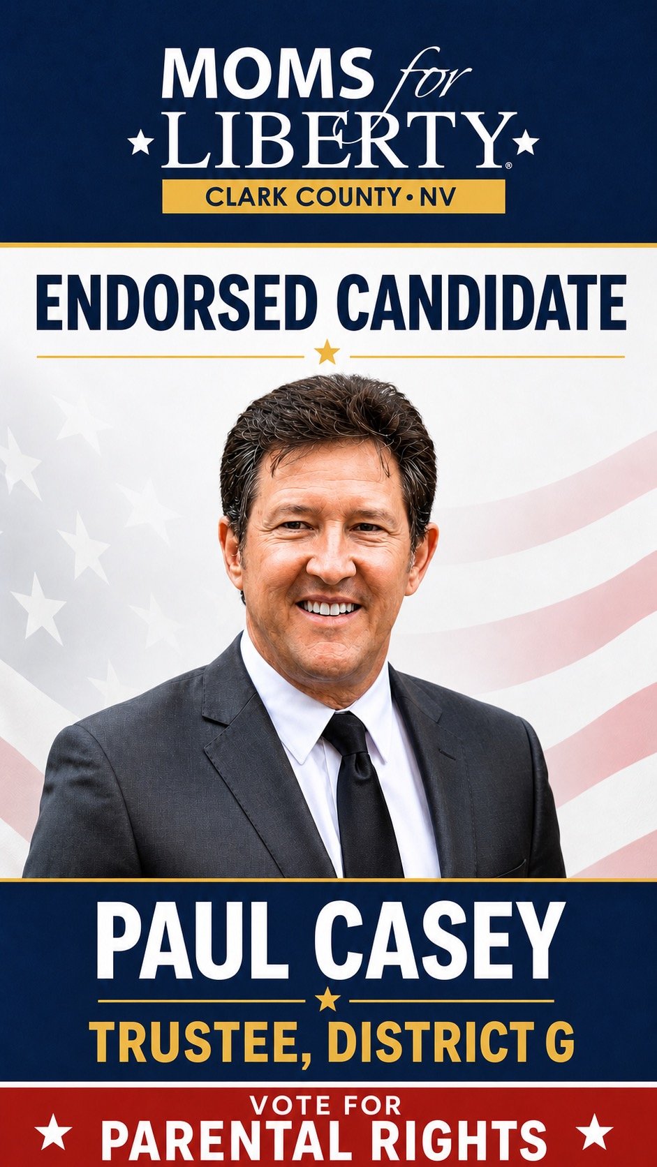 Support Paul Casey for CCSD Trustee District G campaign photo, 2 of 7
