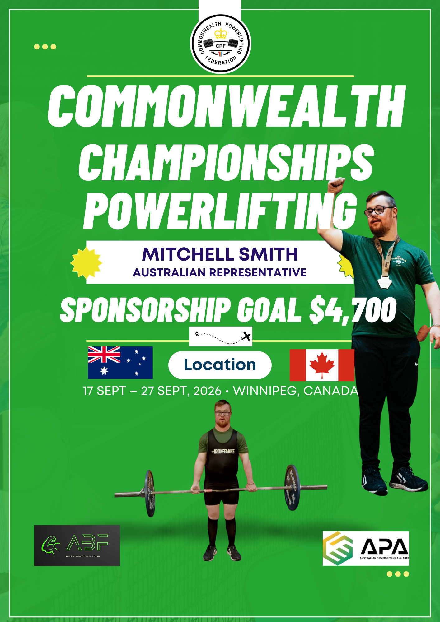 Mitchell Smith attend Commonwealth Championships Canada campaign photo, 2 of 4